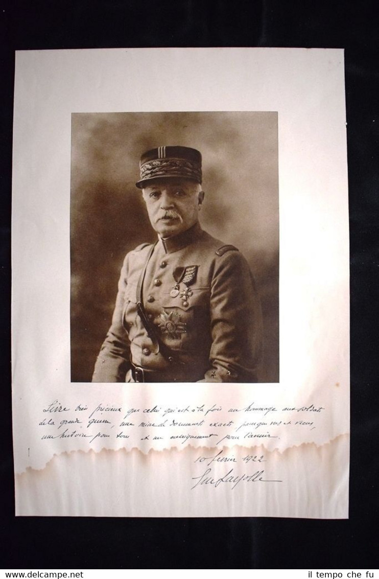 Le général Marie Émile Fayolle WW1 Guerra 1914 - 1918