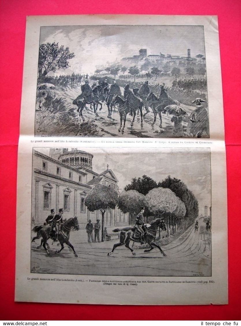 Le grandi manovre nell'Alta Lombardia nel 1885 - Passaggio della …