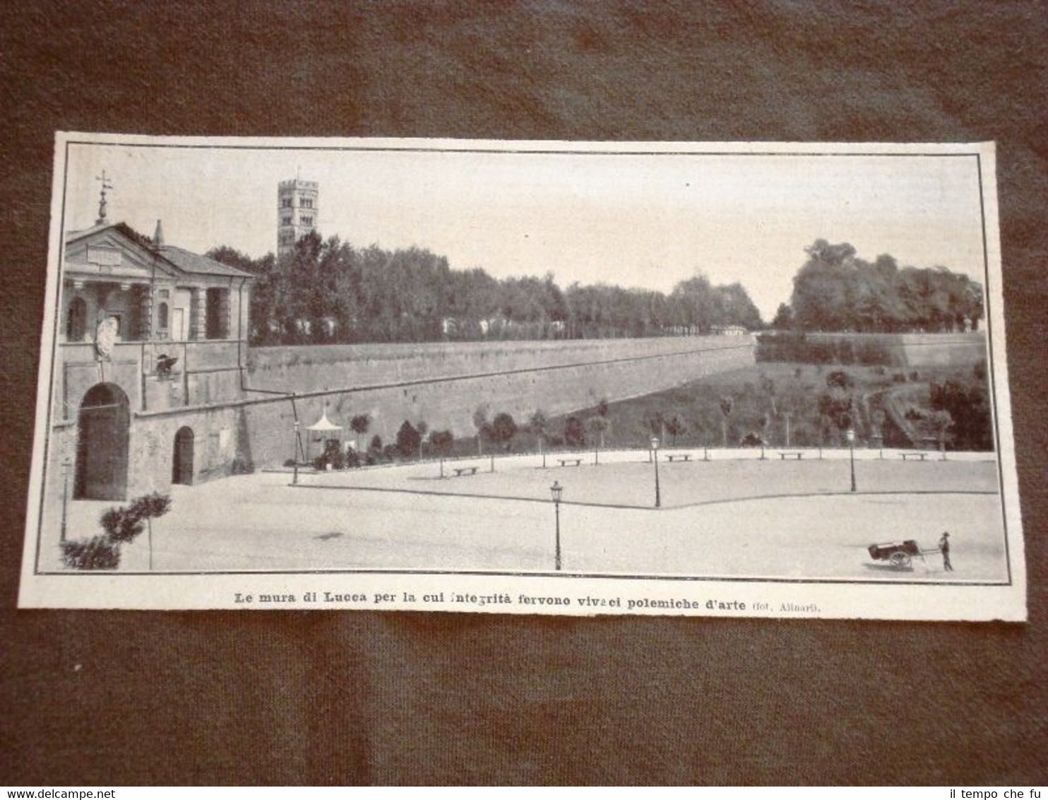 Le mura di Lucca nel 1909