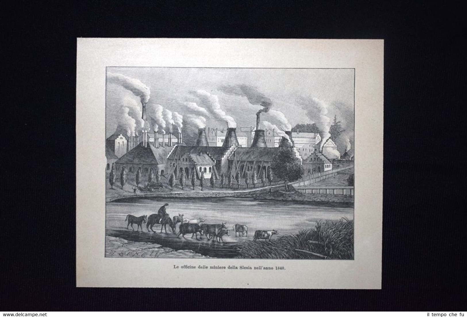 Le officine delle miniere della Slesia nell'anno 1840