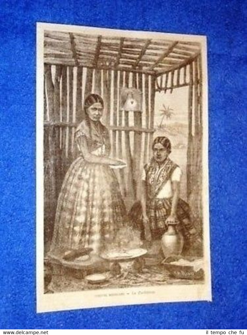 Le Tortilleras o Impastatrici di Tortillas Messico