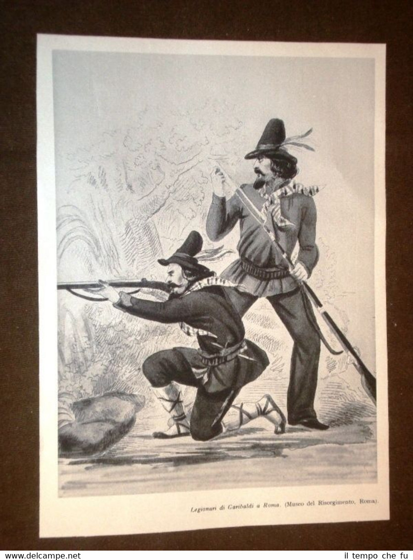 Legionari di Garibaldi a Roma + Lanciere della morte della …