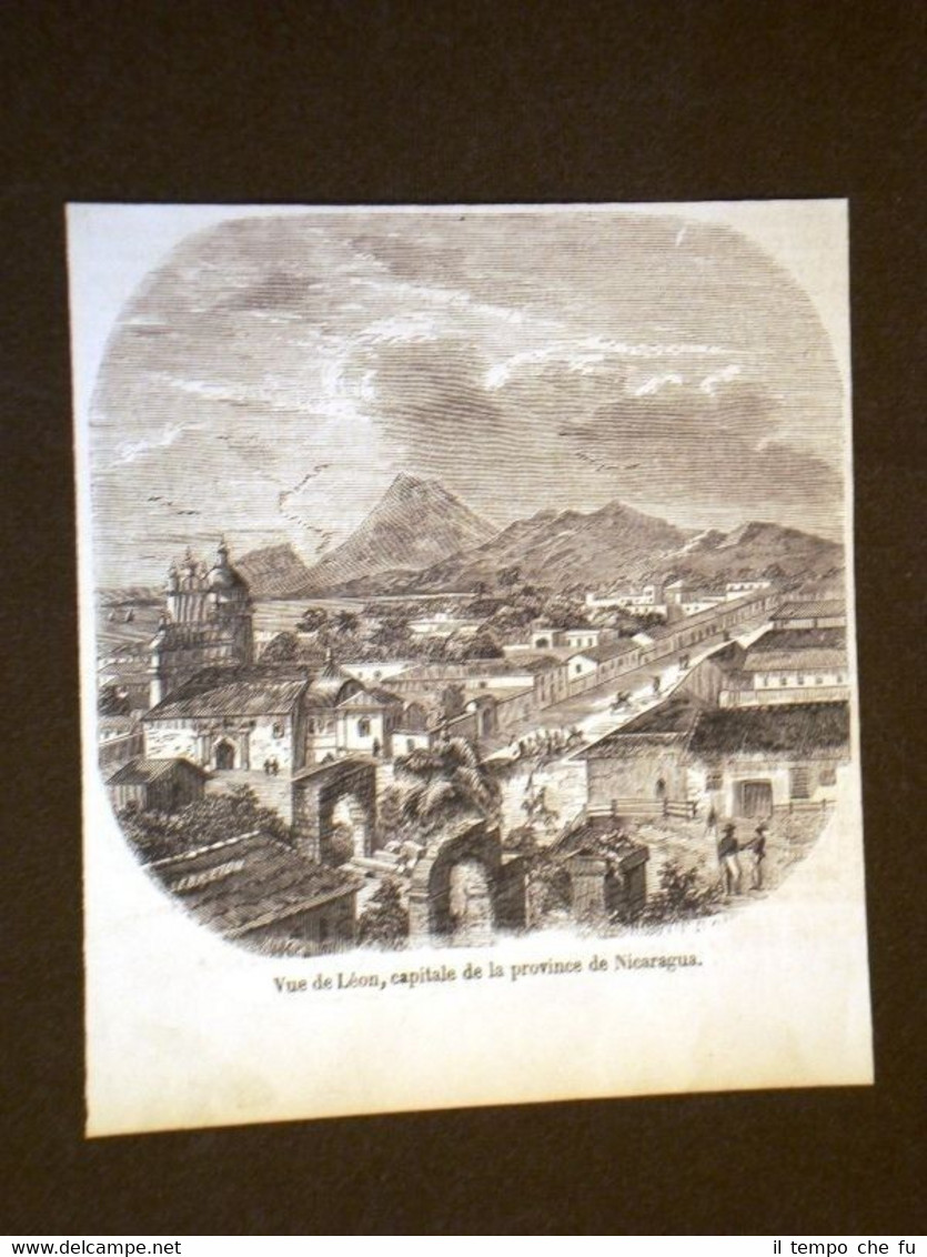 Léon nel 1858 Capitale del Nicaragua