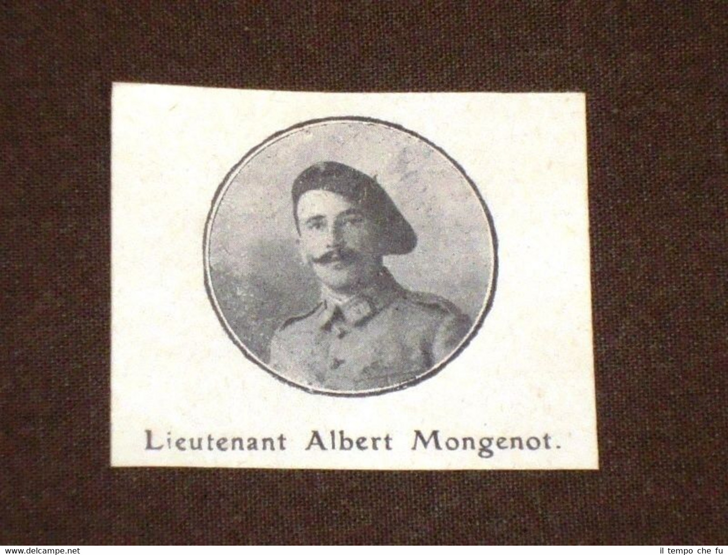 Lieutenant Albert Mongenot