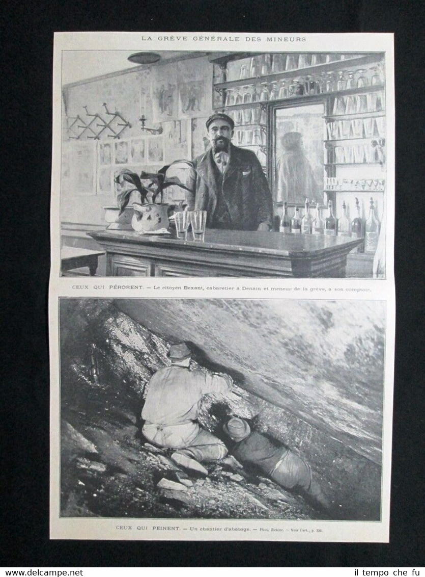 Lo sciopero generale dei minatori: Bexant, capo dello sciopero Stampa …