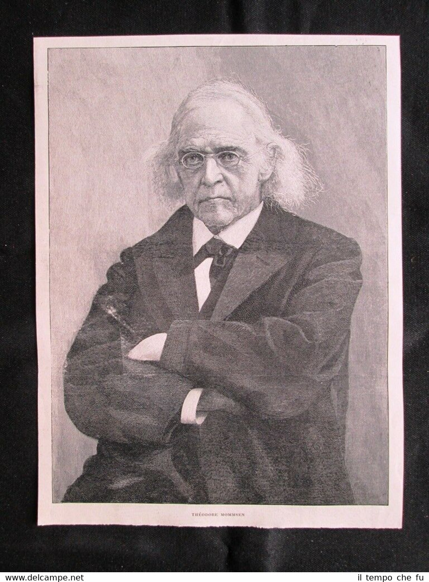 Lo storico e giurista tedesco Theodor Mommsen, morto l'1 novembre …