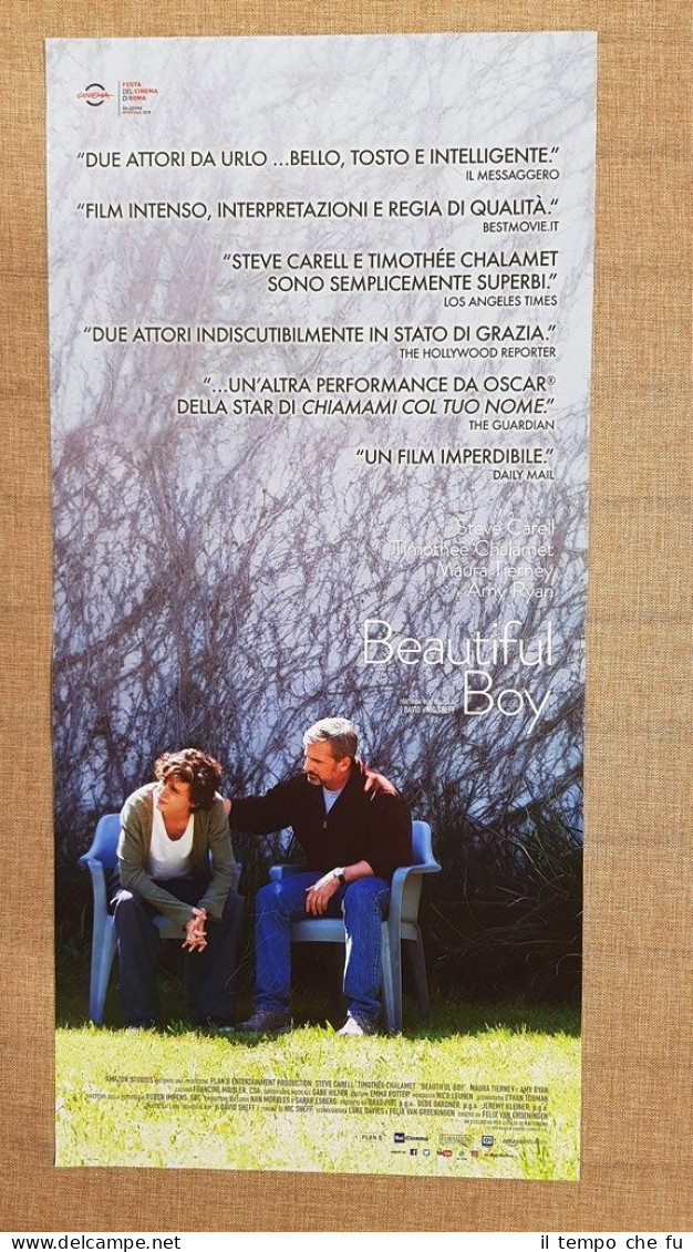Locandina cinema originale 2019 Film Beautiful boy Regia Felix Van …