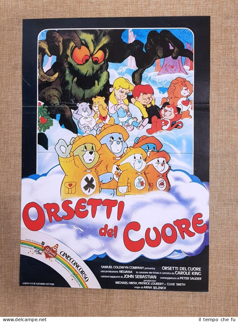 Locandina cinema originale del 1985 Film Orsetti del cuore Regia …