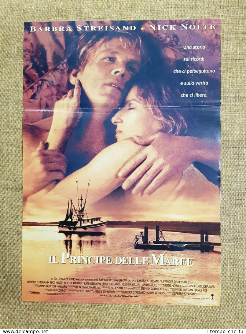 Locandina cinema originale del 1991 Film Il principe delle maree …