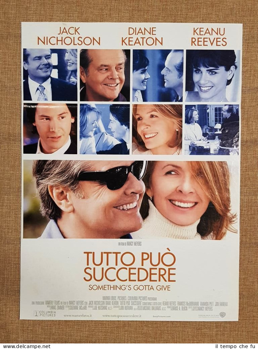 Locandina cinema originale del 2004 Film Tutto può succedere Regia …