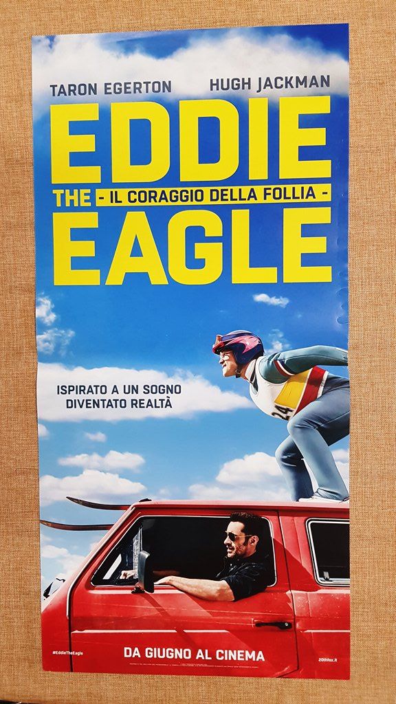 Locandina cinema originale del 2016 Film Eddie The Eagle Regia …