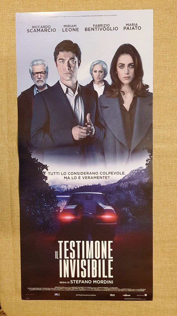 Locandina cinema originale del 2018 Film Il testimone invisibile Regia …