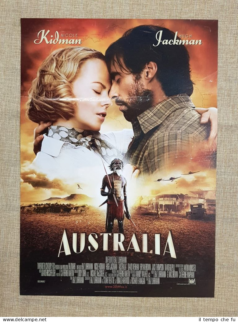 Locandina cinematografica originale del 2008 Film Australia Regia Baz Luhrmann