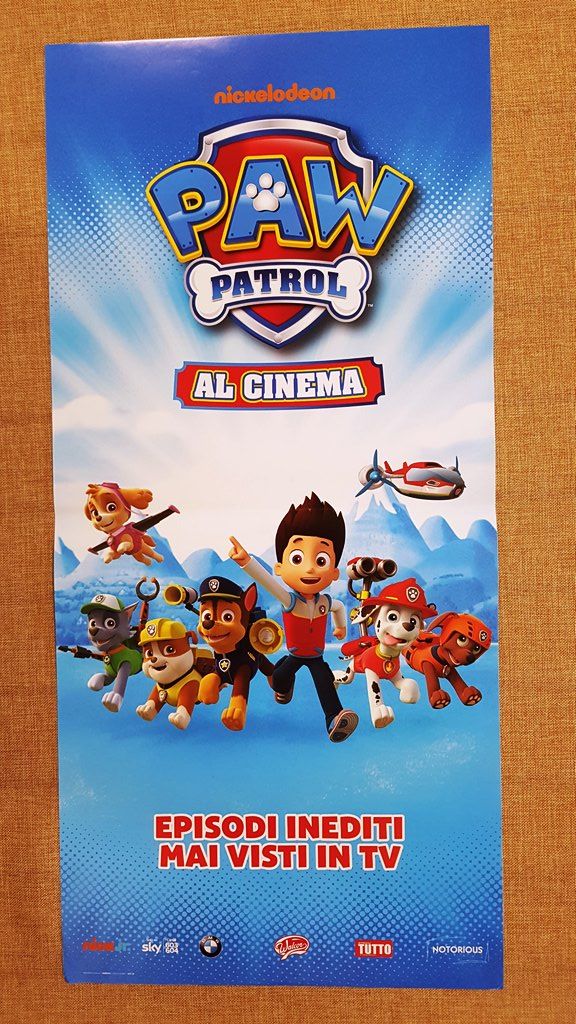 Locandina cinematografica originale del 2021 Film Paw Patrol Regia C. …