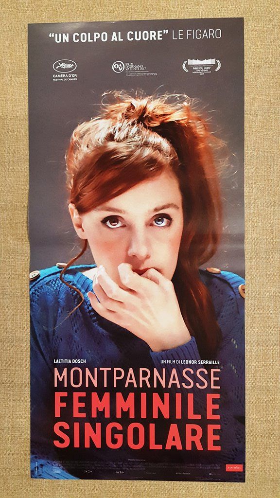 Locandina originale 2017 Film Montparnasse Femmminile singolare Regia Serraille