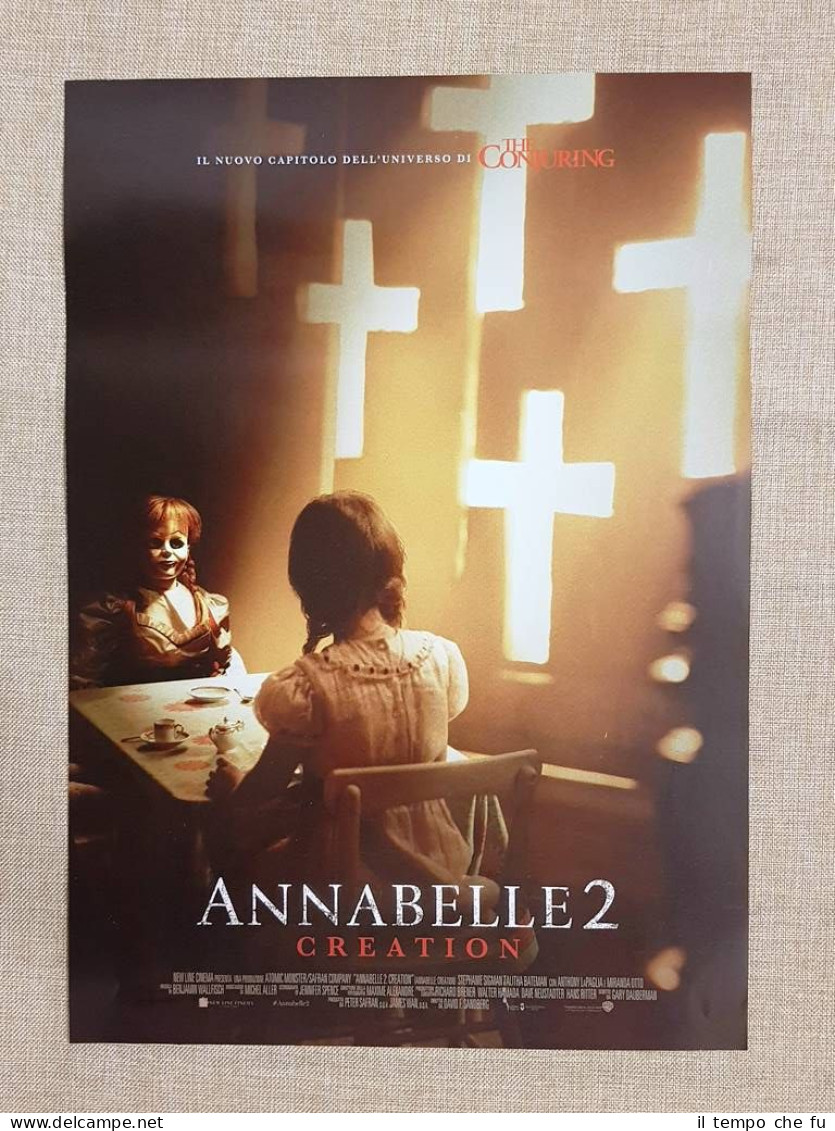 Locandina originale del 2017 Film Annabelle 2 Creation (2) Regia …