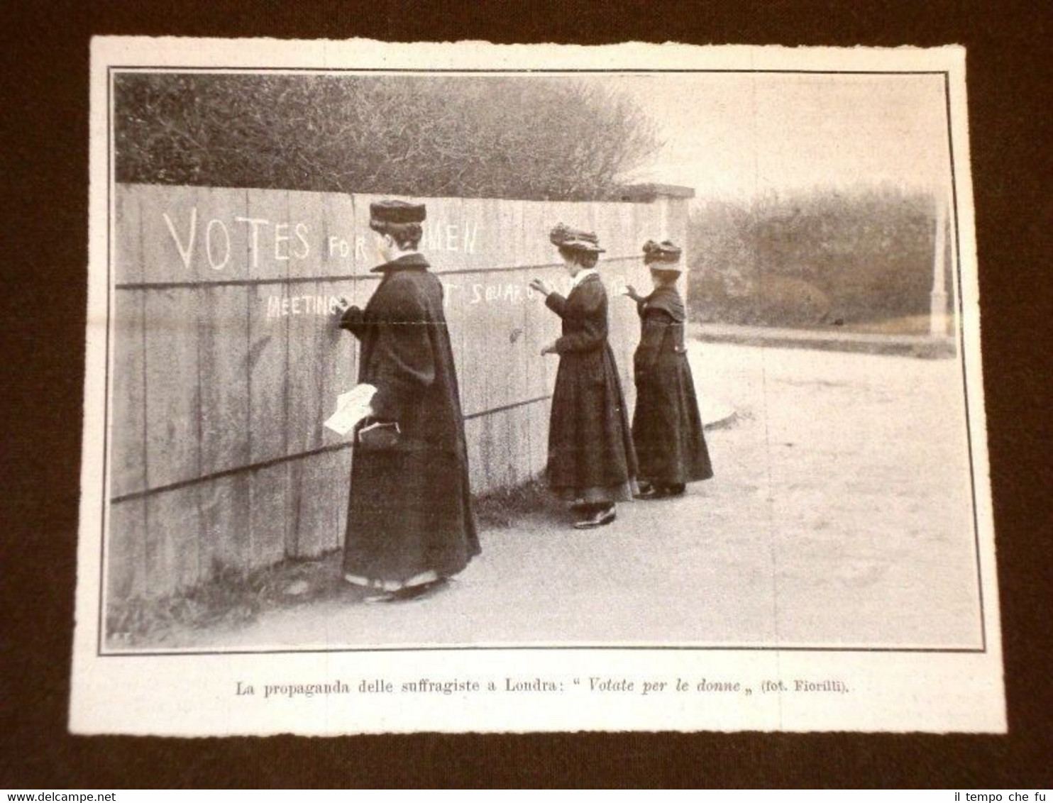 Londra nel 1908 La propaganda delle donne suffragiste