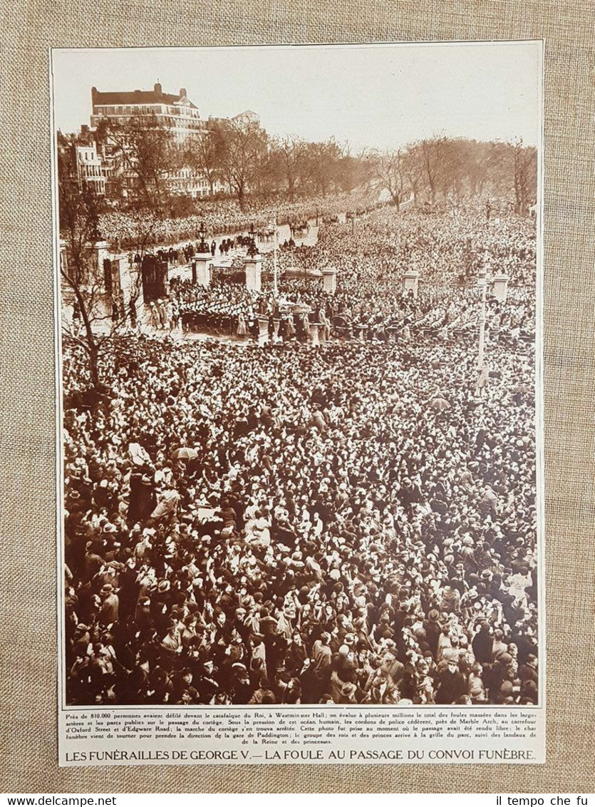 Londra nel 1936 810.000 persone Palazzo di Westminster Funerale di …