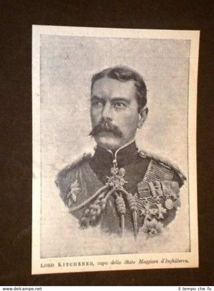 Lord Kitchener Capo dello Stato Maggiore Inghilterra