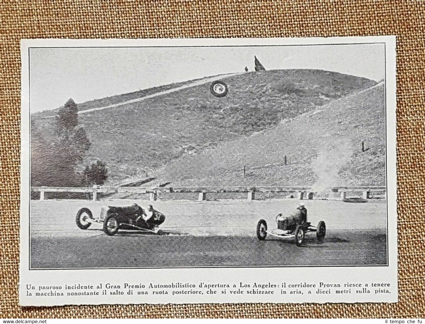 Los Angeles nel 1933 Gran premio automobilistico Incidente di Provan …