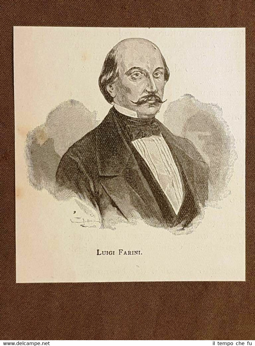 Luigi Carlo Farini Russi 22 ottobre 1812–Quarto 1 agosto 1866 …