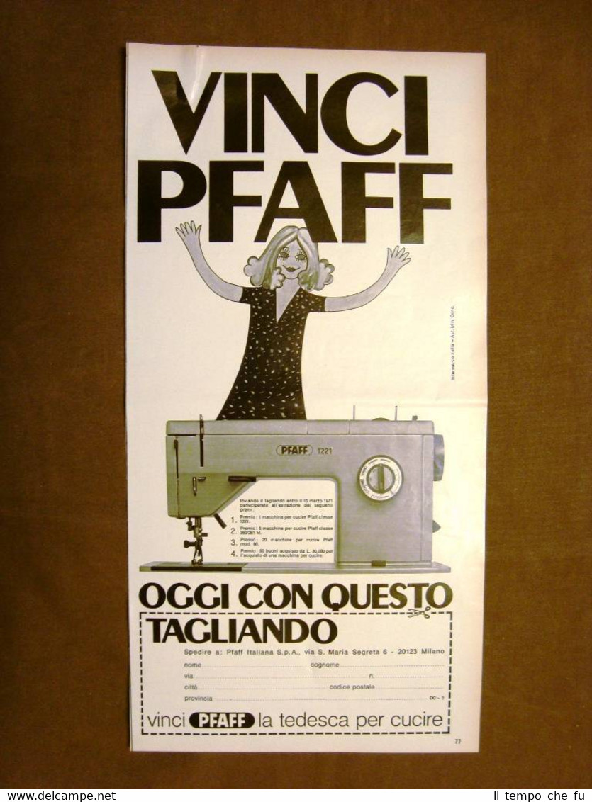 Macchina da cucire Pfaff 1221 e Amaro Petrus Pubblicità vintage …