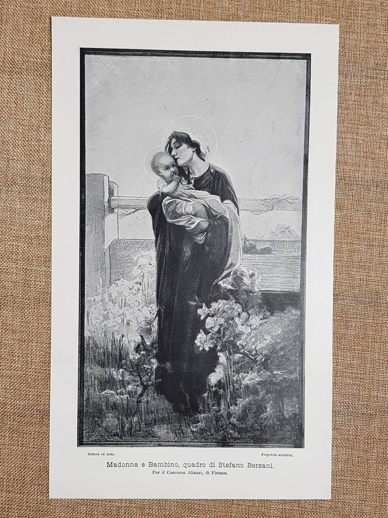Madonna e Bambino di Stefano Bersani Concorso Alinari di Firenze …