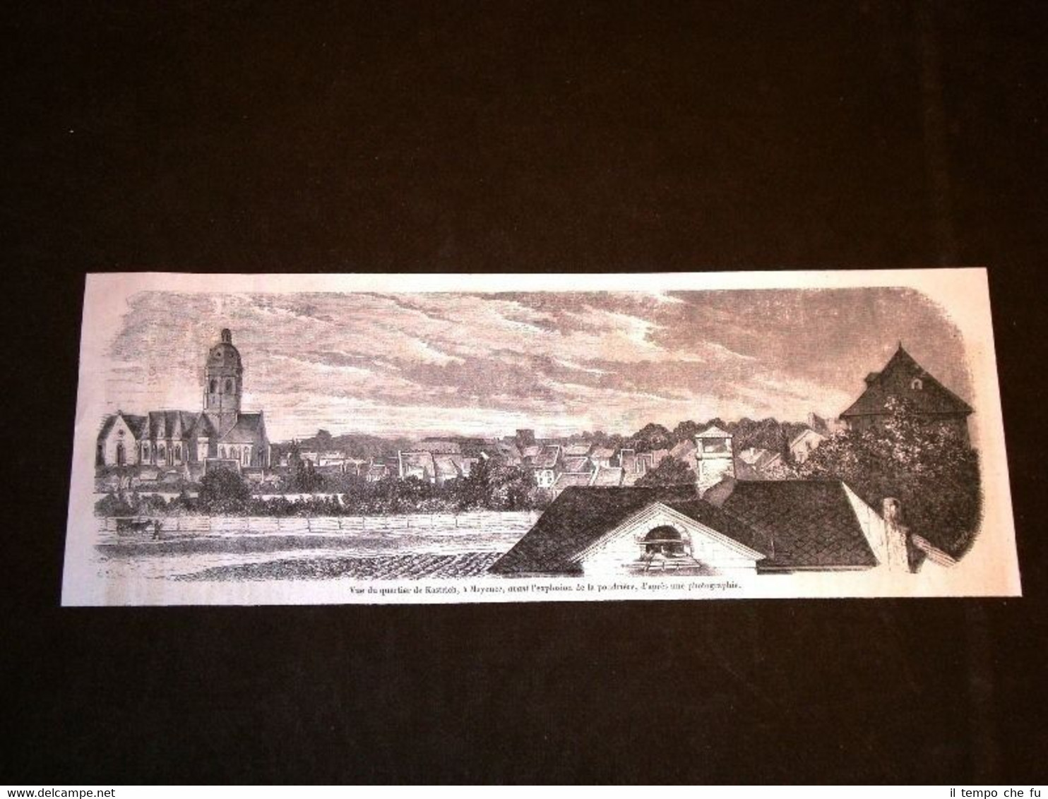 Magonza o Mainz o Mayence nel 1857 Quartiere Kastrich prima …