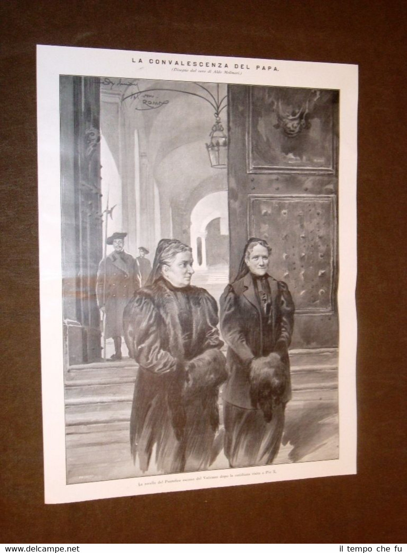 Malattia e convalescenza di Papa Pio X nel 1913 Vaticano …