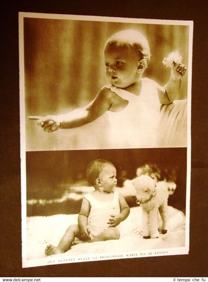 Maria Pia di Savoia nel 1935 + La marina d'Italia …