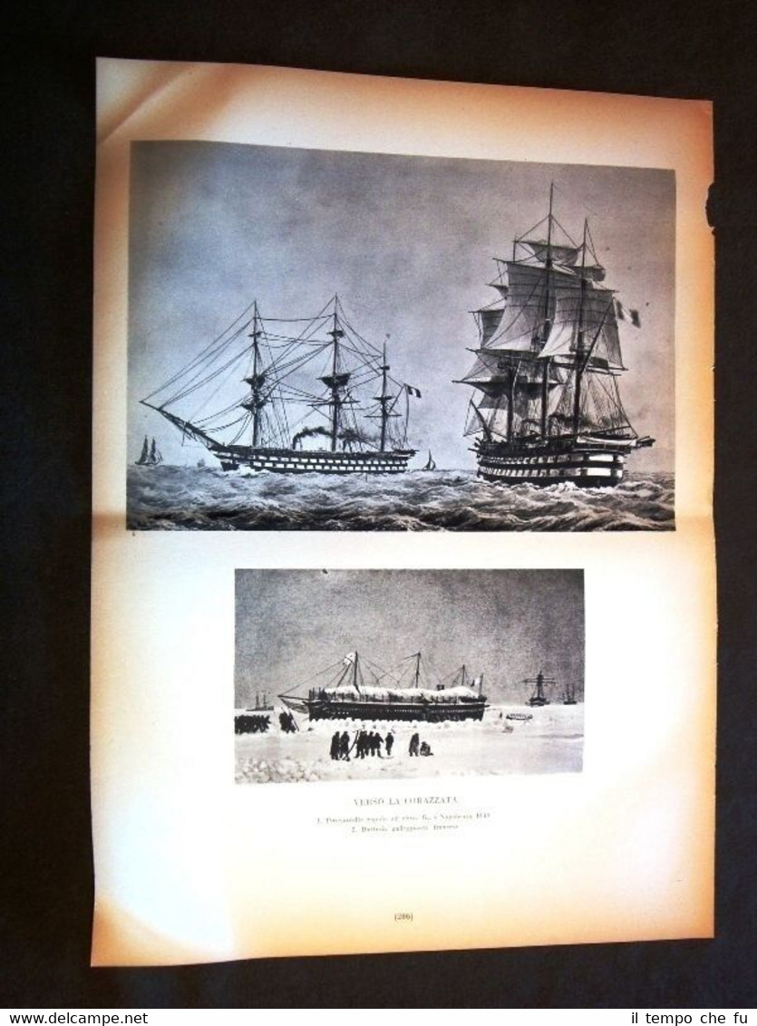 Marina storia Corazzata Napoleon Sphinx Franc. Caracciolo Vettor Pisani Fulton