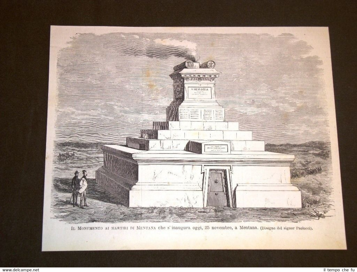 Mentana 25 novembre 1877 Inaugurazione del monumento ai martiri di …