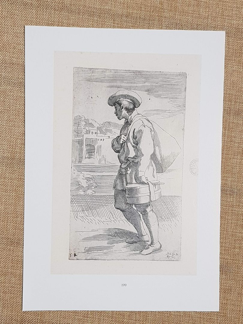 Merciaro di tele e Cauadenti Tavola del 1646 A. Carracci …