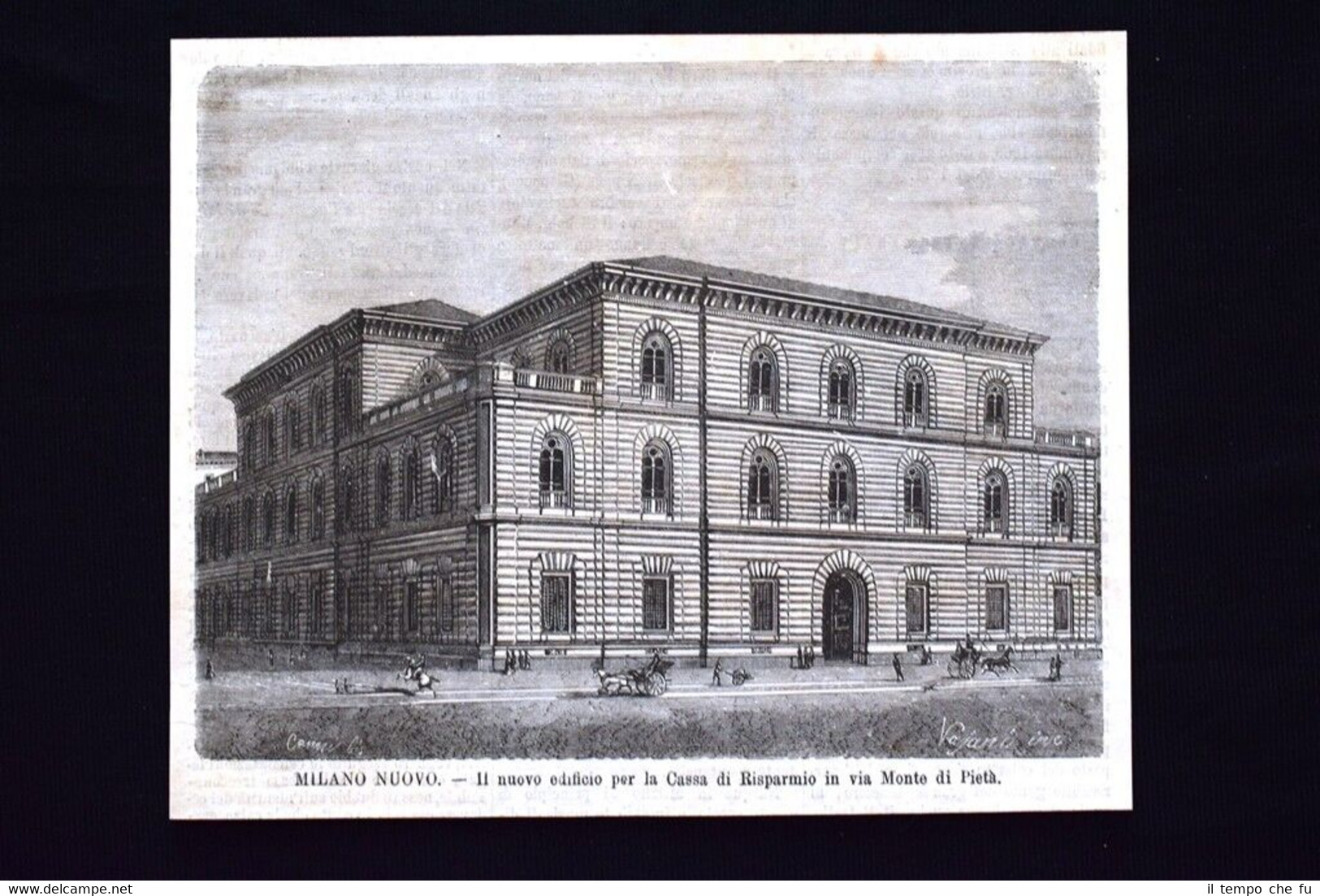 Milano - Nuova Cassa di Risparmio in via Monte di …