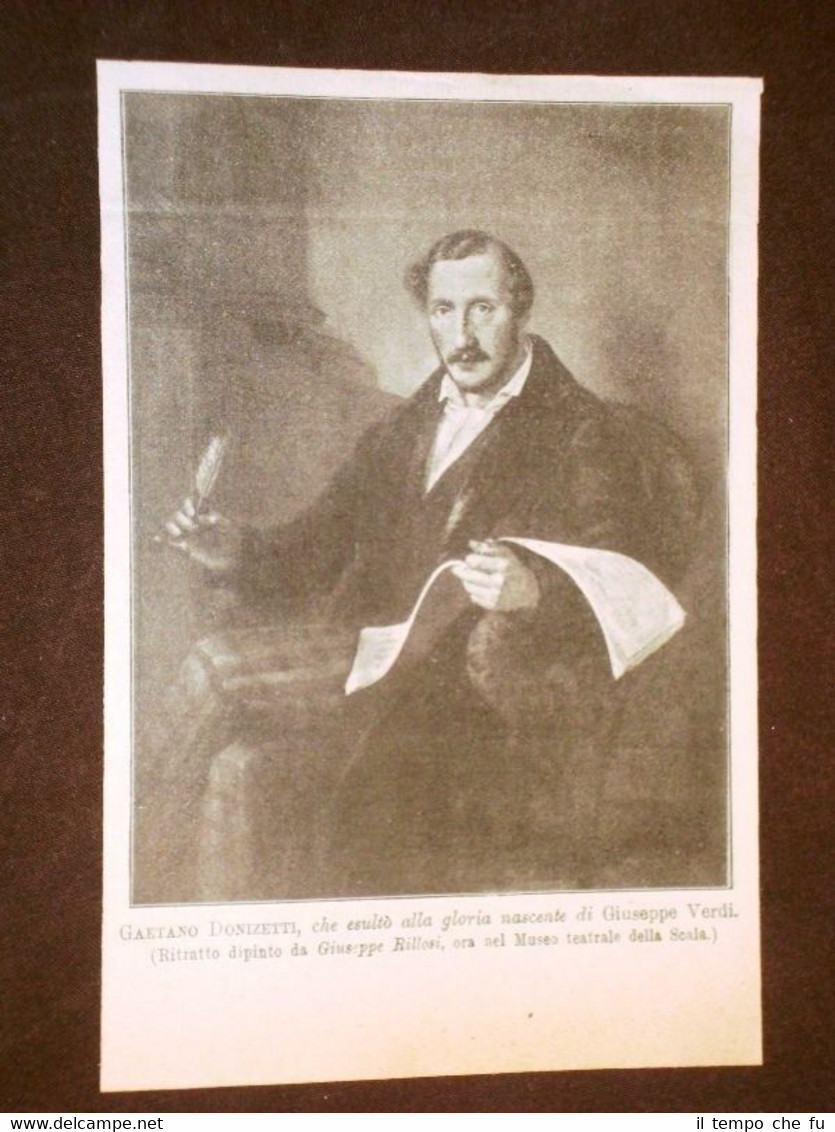 Milano Museo Teatrale della Scala Gaetano Donizzetti di Giuseppe Rillosi