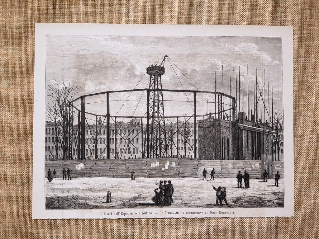Milano nel 1881 I lavori per l'Esposizione Costruzioni al Foro …