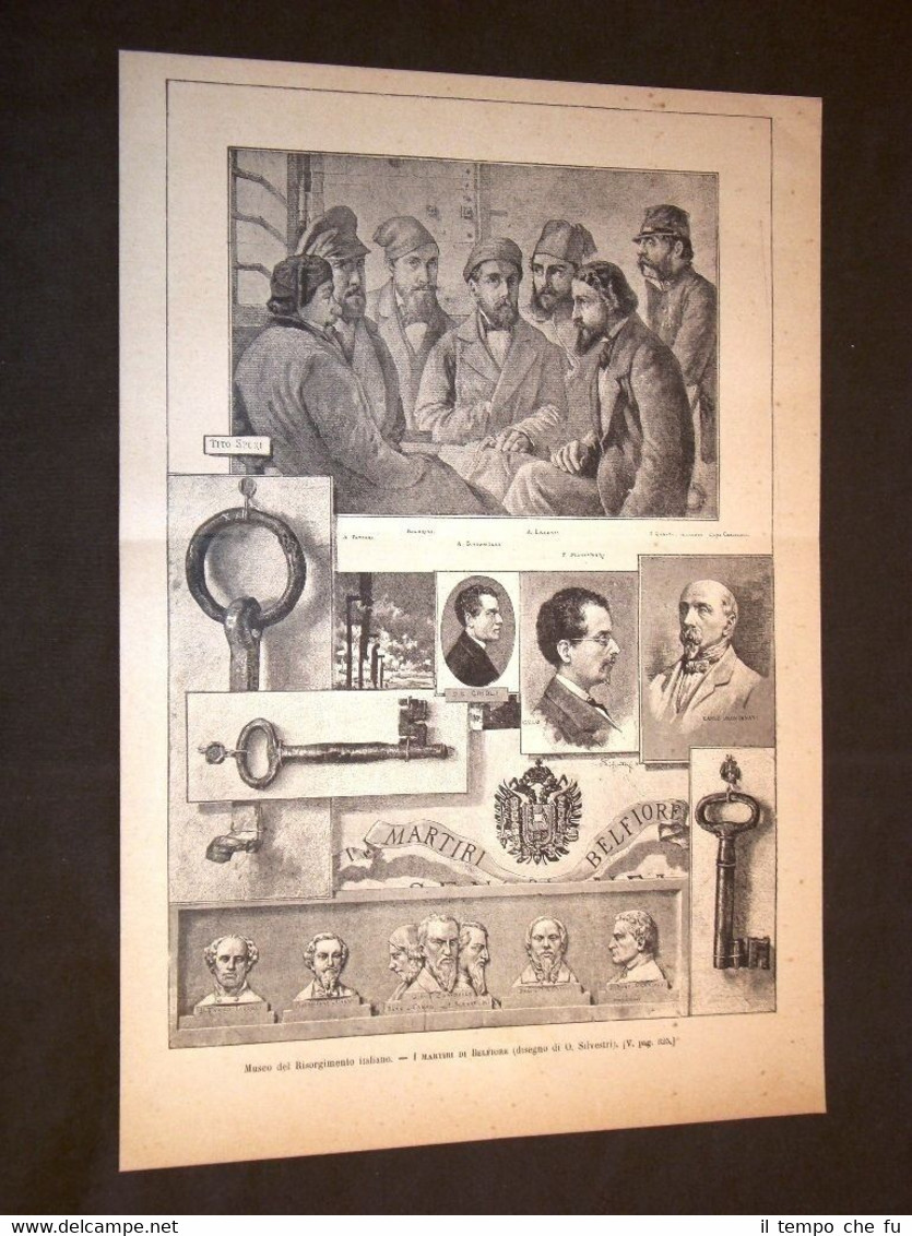 Milano nel 1886 Museo del Risorgimento Italiano Martiri di Belfiore …