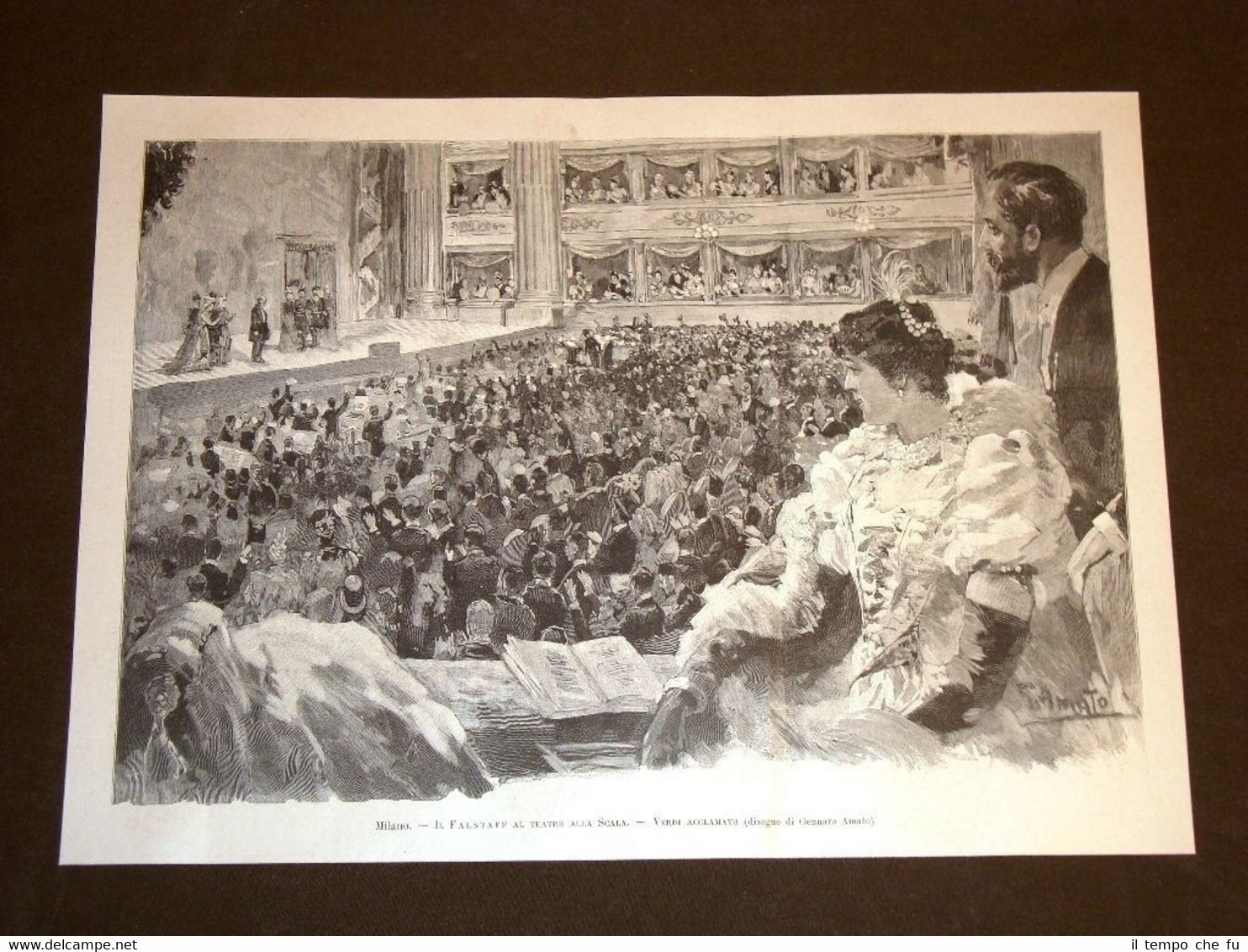 Milano nel 1893 Il Falstaff al Teatro Alla Scala Giuseppe …