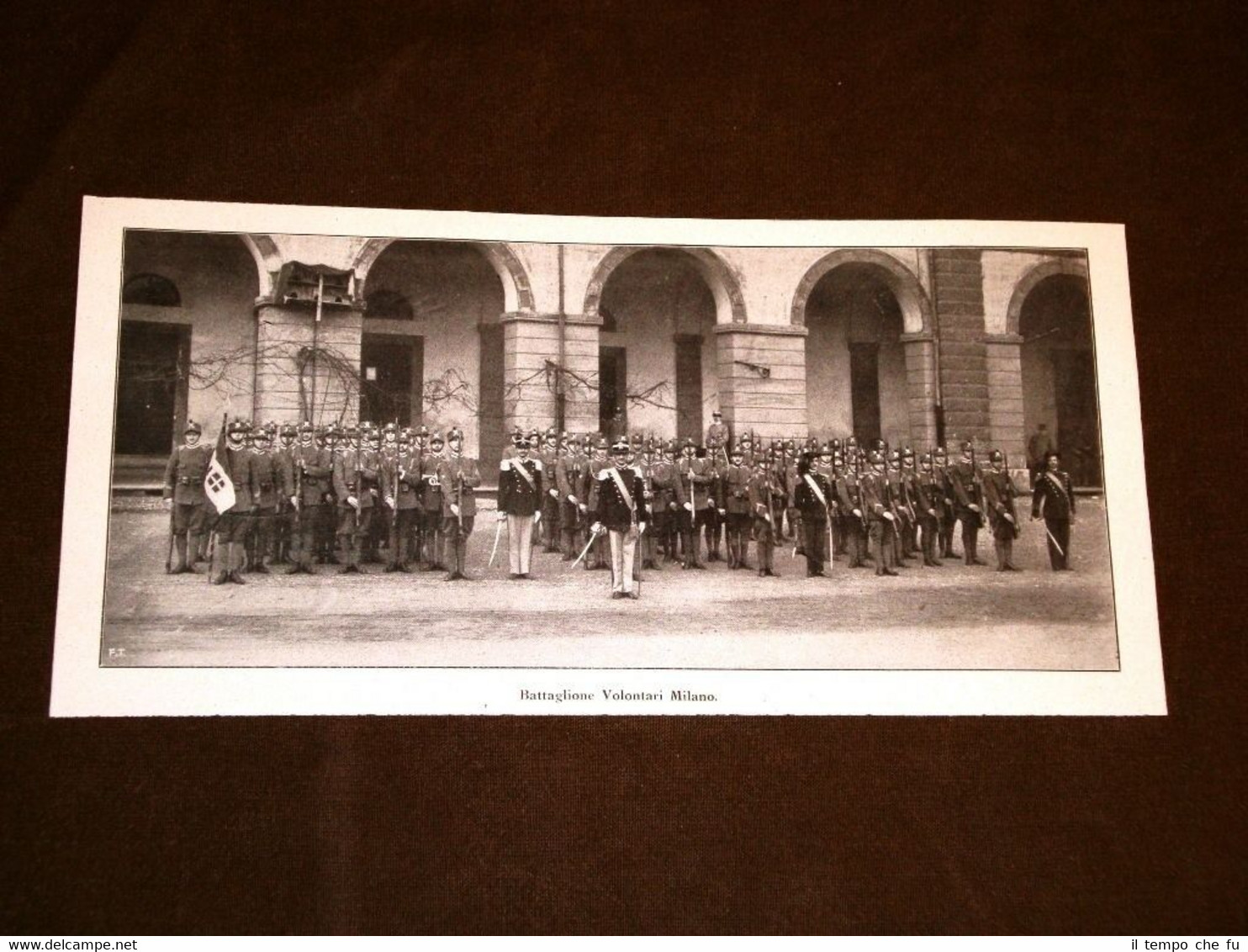 Milano nel 1913 Il Battaglione Volontari