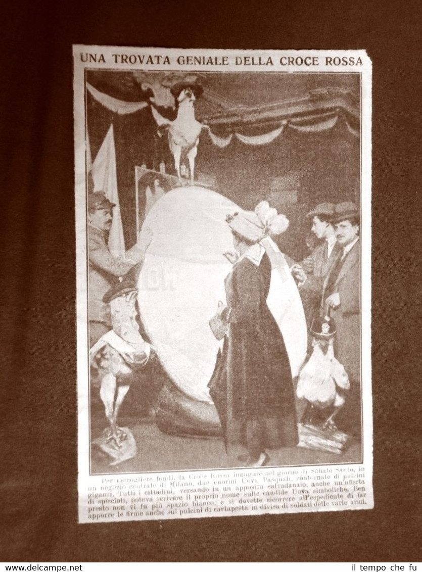 Milano nel 1916 Croce Rossa Sabato Santo WW1 Prima guerra …