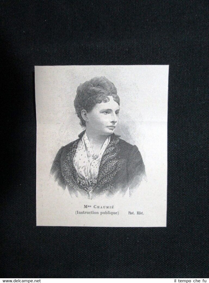 Ministero di Emile Combes: signora Chaume (Pubblica Istruzione) Stampa del …