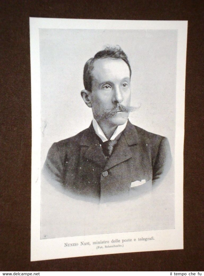 Ministro delle Poste Nunzio Nasi Trapani 2 aprile 1850 – …