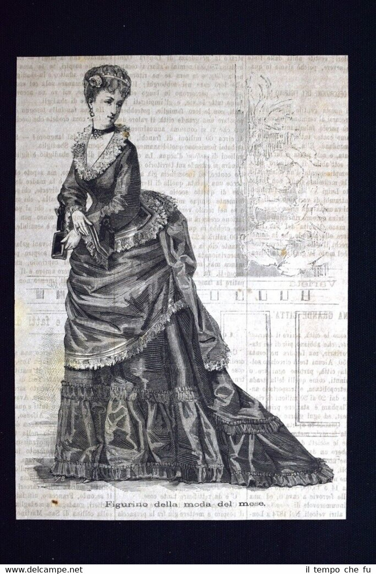 Moda e costume di donna - Figurino della moda del …