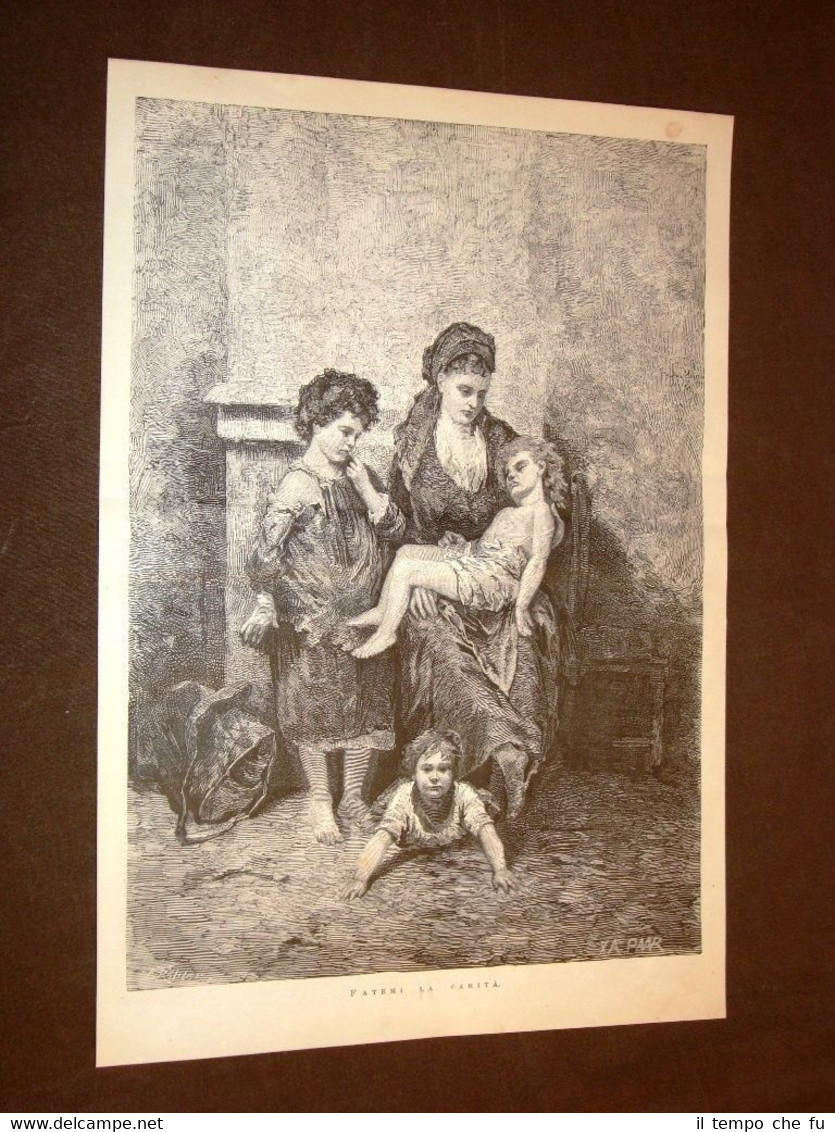 Moda e costume in Italia nel 1878 Fatemi la carità …