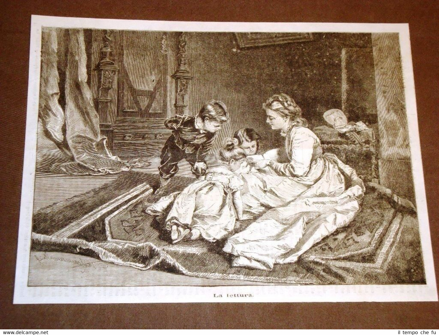 Moda e costume in Italia nel 1878 La lettura