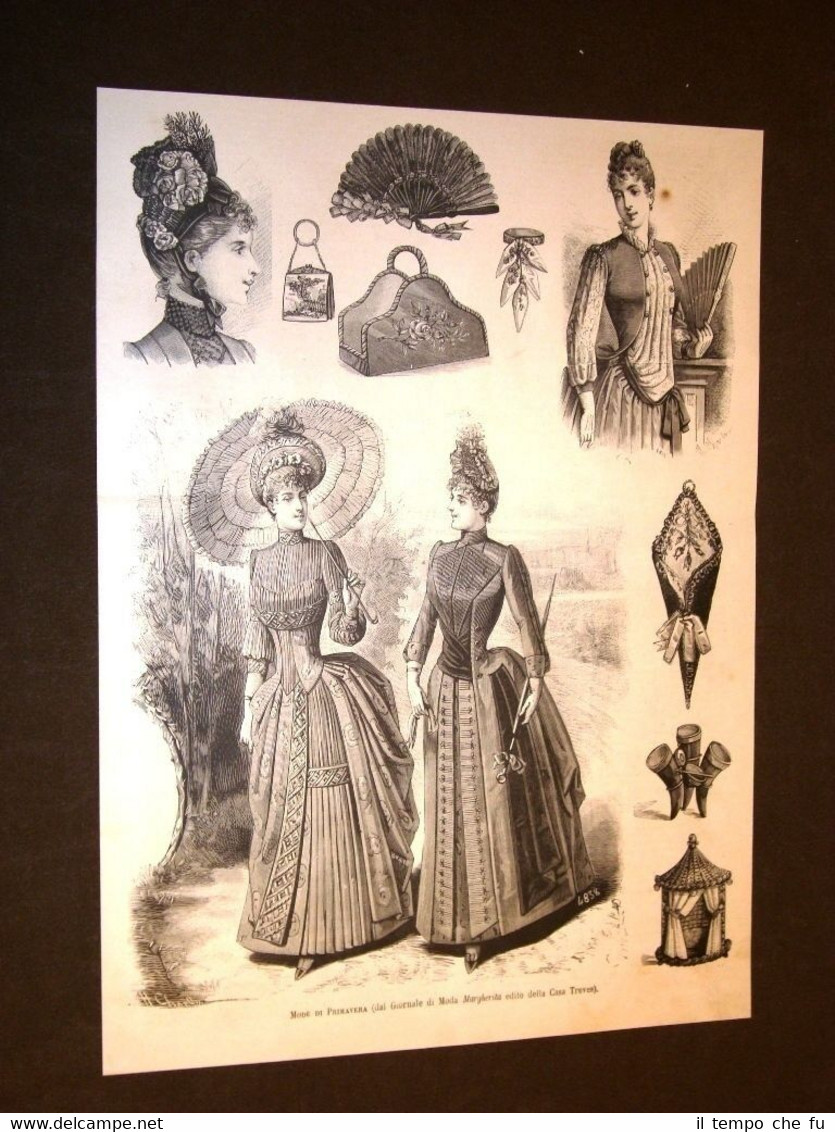 Moda e costume in Italia nel 1888 Mode di primavera …
