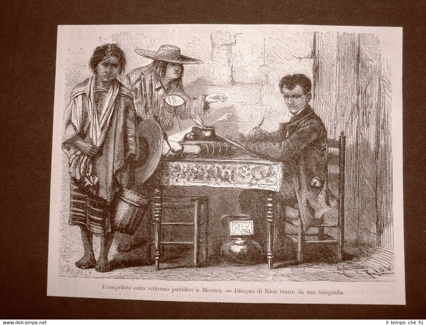 Moda e costume in Messico nel 1863 Evangelista o scrivano …