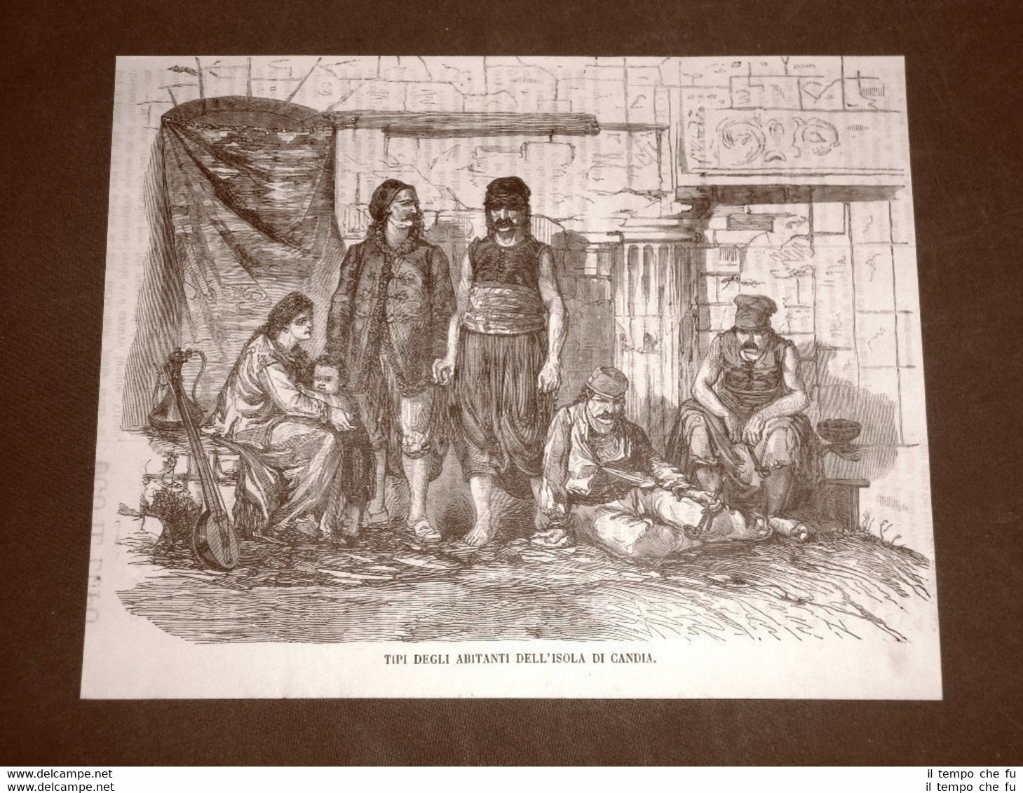Moda e costume nell'Isola di Candia nel 1866 Tipi di …