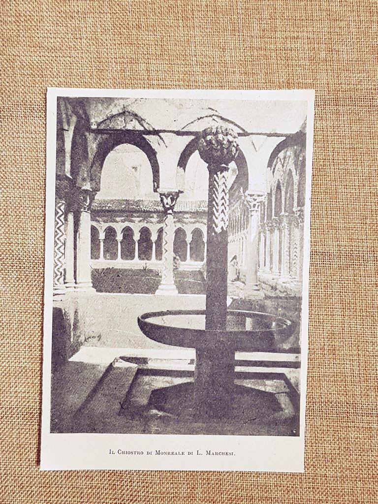 Monreale nel 1898 Il Chiostro di L. Marchesi Sicilia