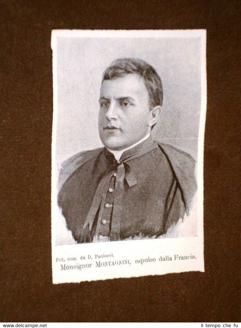 Monsignor Montagnini nel 1906